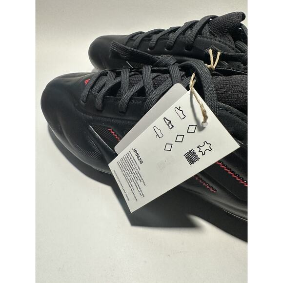 adidas Mens 7 COPA PURE 3 PRO FIRM GROUND SOCCER CLEATS Black/Red JP5620 NEW - Picture 6 of 6